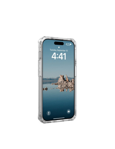 Coque ( UAG ) Urban Armor Gear Plyo compatible avec Magsafe pour IPHONE 15 PRO ice gold