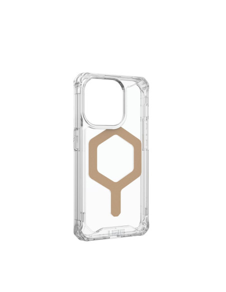 Coque ( UAG ) Urban Armor Gear Plyo compatible avec Magsafe pour IPHONE 15 PRO ice gold