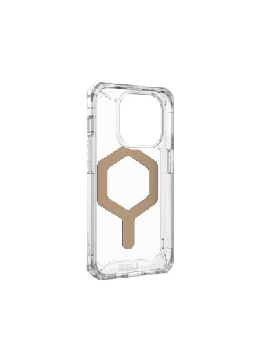 Coque ( UAG ) Urban Armor Gear Plyo compatible avec Magsafe pour IPHONE 15 PRO ice gold