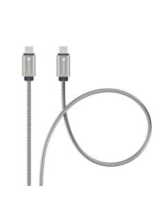 FORCELL F-ENERGY Metal C237 cable Type C to Type C PD QC4.0 3A 60W 1 m silver