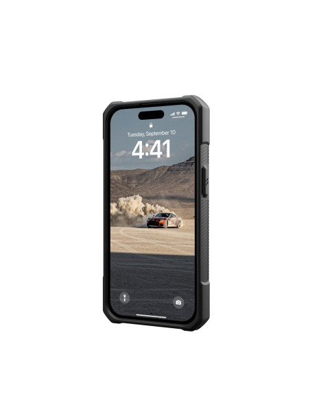 Coque (UAG) Urban Armor Gear Monarch pour IPHONE 15 kevlar noir