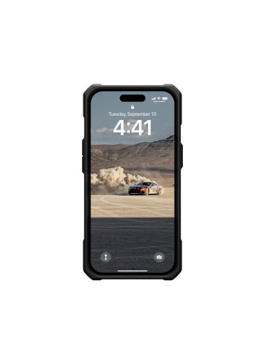 Coque (UAG) Urban Armor Gear Monarch pour IPHONE 15 kevlar noir