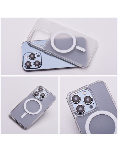Coque MAG FROST compatible avec MagSafe pour IPHONE 14 Pro transparent