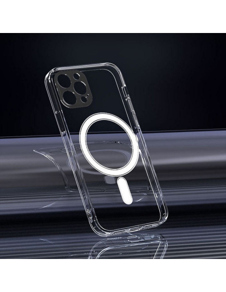 CLEAR MAG COVER (MID) Coque compatible avec MagSafe pour IPHONE 14 transparent