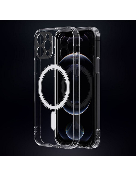 CLEAR MAG COVER (MID) Coque compatible avec MagSafe pour IPHONE 14 transparent