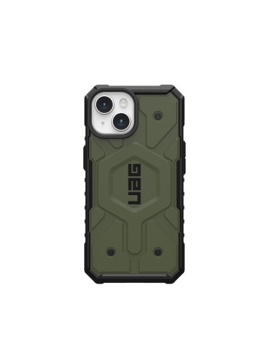 ( UAG ) Urban Armor Gear Pathfinder compatible with Magsafe for IPHONE 15 olive
