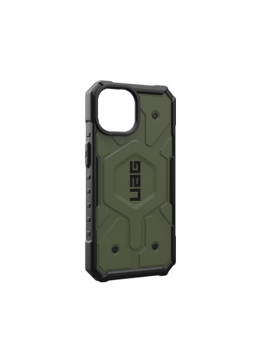 ( UAG ) Urban Armor Gear Pathfinder compatible with Magsafe for IPHONE 15 olive