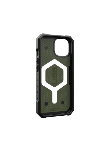 ( UAG ) Urban Armor Gear Pathfinder compatible with Magsafe for IPHONE 15 olive