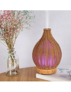 Humidificateur/diffuseur d'aromathérapie Art Deco modèle YX100ML style bois 2
