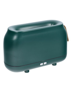 Humidificateur/diffuseur d'aromathérapie avec flamme colorée Art Deco modèle HZ005 vert foncé