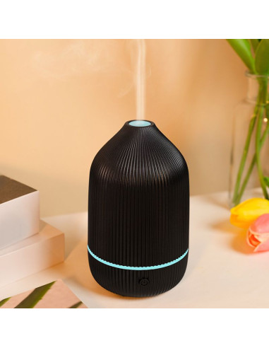 Humidificateur/diffuseur d'aromathérapie Art Deco modèle GH2009 noir