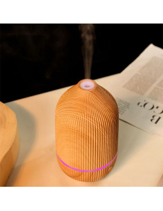 Humidificateur/diffuseur d'aromathérapie Art Deco modèle GH2009 couleur bois 2