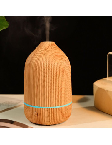 Humidificateur/diffuseur d'aromathérapie Art Deco modèle GH2009 couleur bois