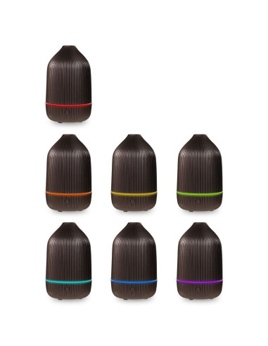 Humidificateur/diffuseur d'aromathérapie Art Deco modèle GH2009 marron