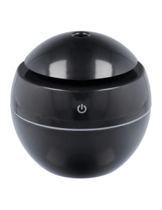 Humidificateur/diffuseur d'aromathérapie avec flamme colorée modèle Art Deco CAD-12/0952 noir