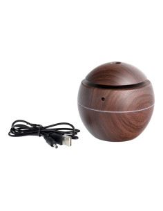 Humidificateur/diffuseur d'aromathérapie avec flamme colorée Modèle Art Déco CAD-12/0952 marron 2