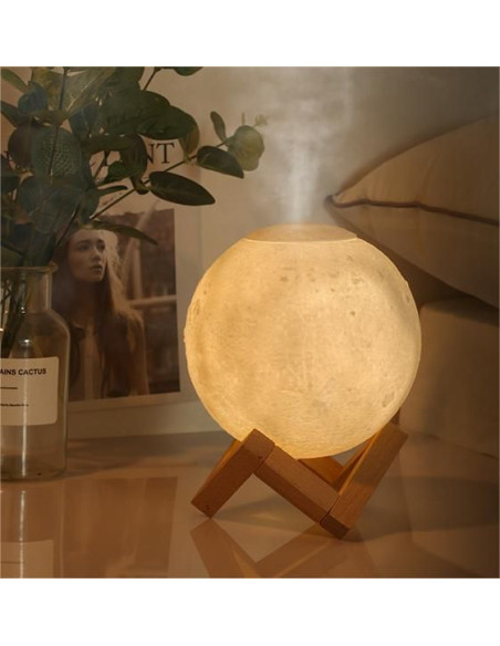 Veilleuse / humidificateur Art déco lune YQ-008