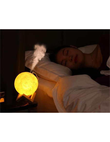 Veilleuse / humidificateur Art déco lune YQ-008