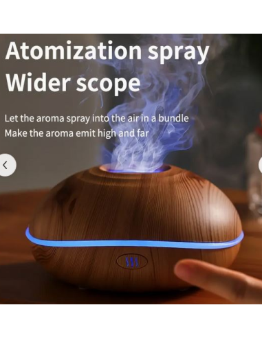 Humidificateur/diffuseur d'aromathérapie Art Deco modèle SD13 couleur bois