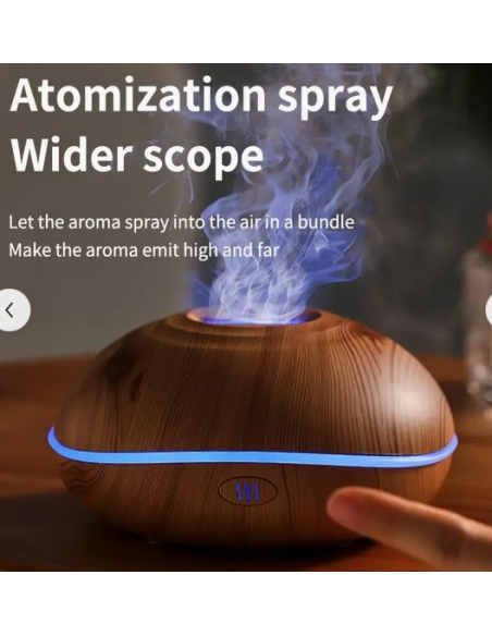 Humidificateur/diffuseur d'aromathérapie Art Deco modèle SD13 couleur bois