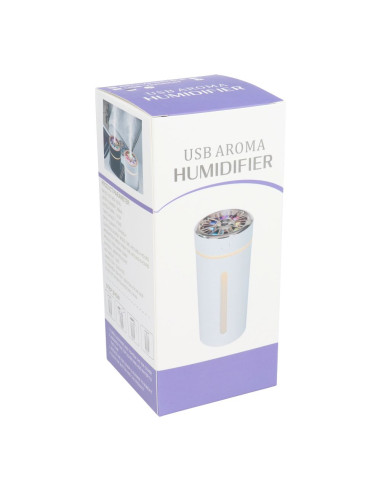 Humidificateur d'aromathérapie Art Deco / diffuseur de voiture modèle RM-0628 blanc