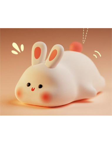 Table lamp bedside Rabbit Art Deco touch style