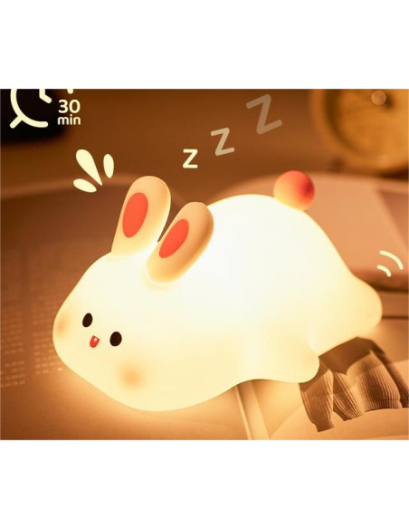 Table lamp bedside Rabbit Art Deco touch style