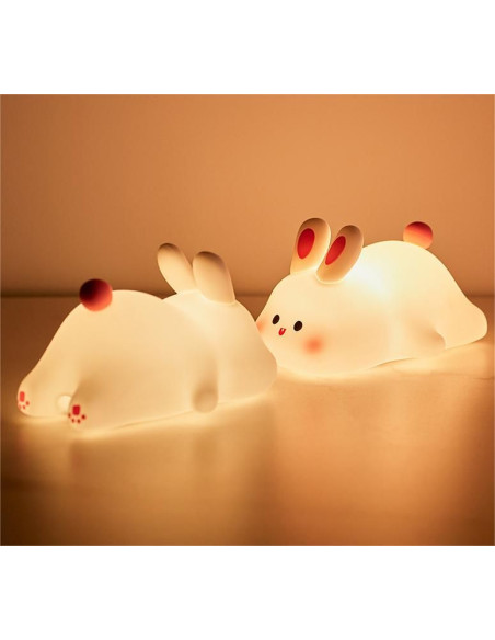 Table lamp bedside Rabbit Art Deco touch style
