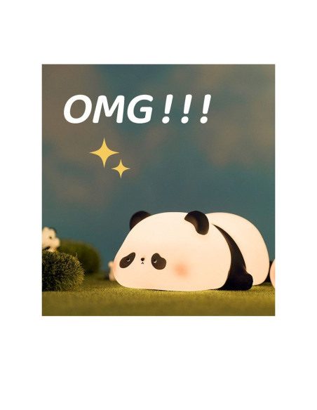 Lampe de nuit tactile Panda Art Deco
