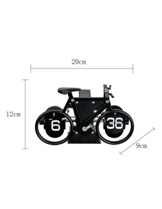 Horloge électronique de bureau ROWER Flip noir HY-F087 2
