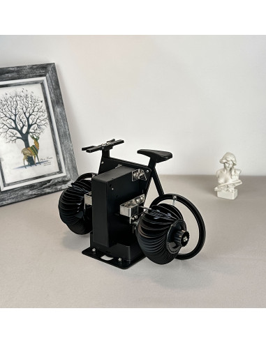 Horloge électronique de bureau ROWER Flip noir HY-F087