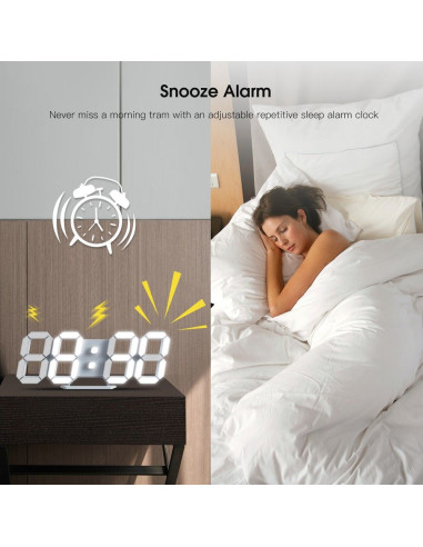 Horloge de bureau électronique EH-LED1302 (taille S)