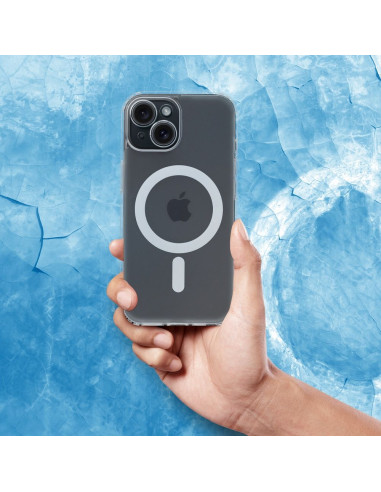 FROST MAG COVER case with camera protection compatible with MagSafe for IPHONE 11 transparent