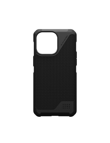 (UAG) Urban Armor Gear Metropolis LT case compatible with MagSafe for IPHONE 15 PRO MAX kevlar black