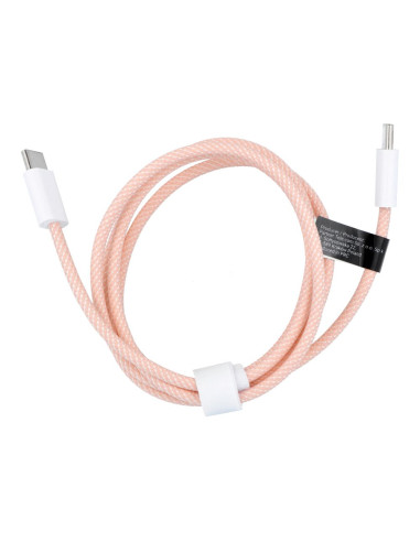Câble Type C vers Type C Power Delivery PD 60W 3A C263 rose 1 m