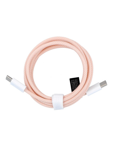 Câble Type C vers Type C Power Delivery PD 60W 3A C263 rose 1,5 m