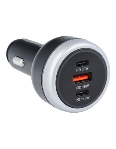Chargeur de voiture USB QC 3.0 + 2x Type C PD CC69-2C1A (Total 191W)