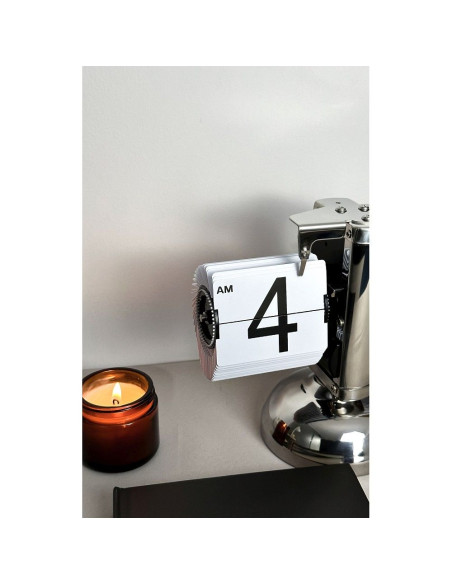 Electronic table clock silver HY-F001