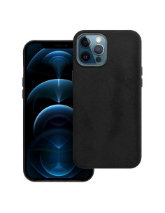 Housse Mag tissée compatible avec MagSafe pour IPHONE 12 PRO MAX noir
