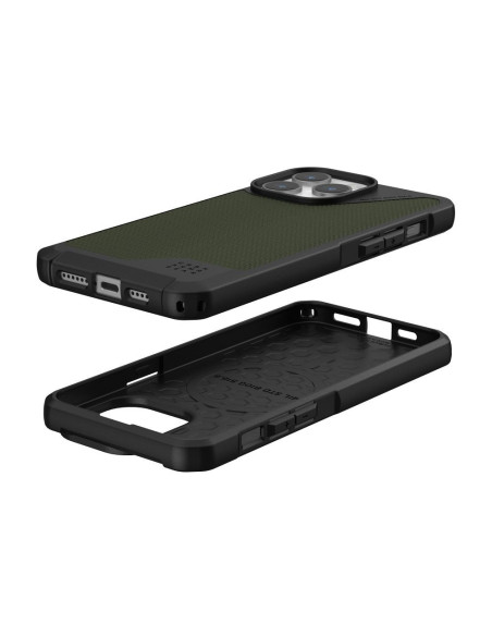 (UAG) Urban Armor Gear Metropolis LT case compatible with MagSafe for IPHONE 15 PRO MAX kevlar olive