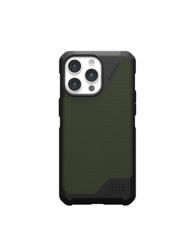 (UAG) Urban Armor Gear Metropolis LT case compatible with MagSafe for IPHONE 15 PRO MAX kevlar olive