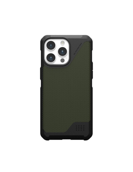 (UAG) Urban Armor Gear Metropolis LT case compatible with MagSafe for IPHONE 15 PRO MAX kevlar olive