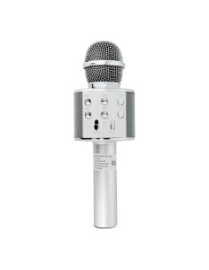 Microphone karaoké multimédia CR58S HQ argent