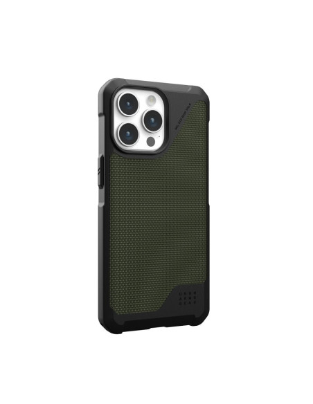 (UAG) Urban Armor Gear Metropolis LT case compatible with MagSafe for IPHONE 15 PRO MAX kevlar olive