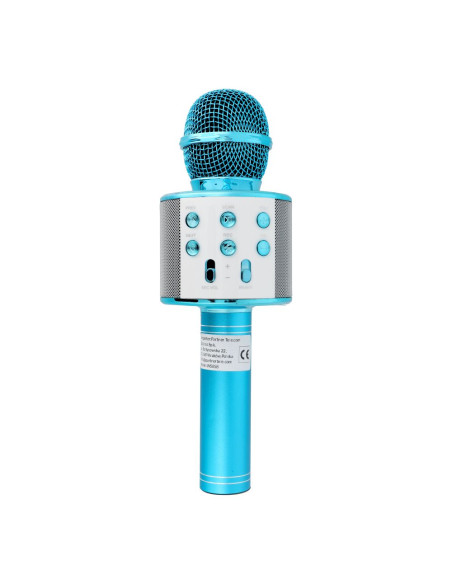 Microphone karaoké multimédia CR58S HQ bleu