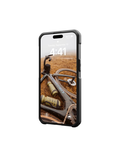 (UAG) Urban Armor Gear Metropolis LT case compatible with MagSafe for IPHONE 15 PRO MAX kevlar olive