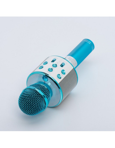 Microphone karaoké multimédia CR58S HQ bleu