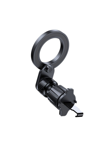 BLUE STAR Support voiture magnétique MAG TWIST pour grille compatible avec MagSafe noir