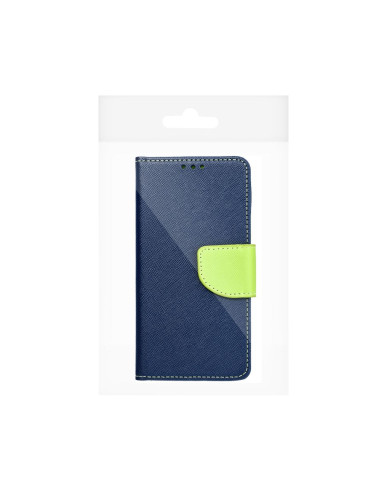 Etui pour XIAOMI Redmi NOTE 13 4G bleu marine / vert lime