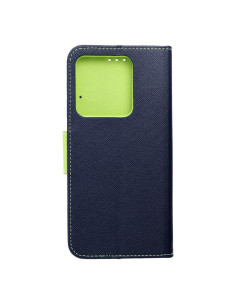 Etui pour XIAOMI Redmi NOTE 13 5G bleu marine / vert lime 2